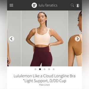 Lululemon Like a Cloud Longline Bra 14